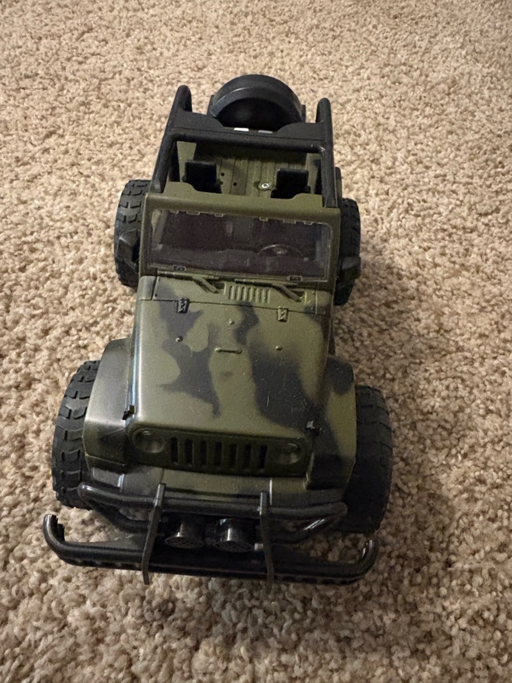 Kids Camouflage Military Jeep Toy - Green